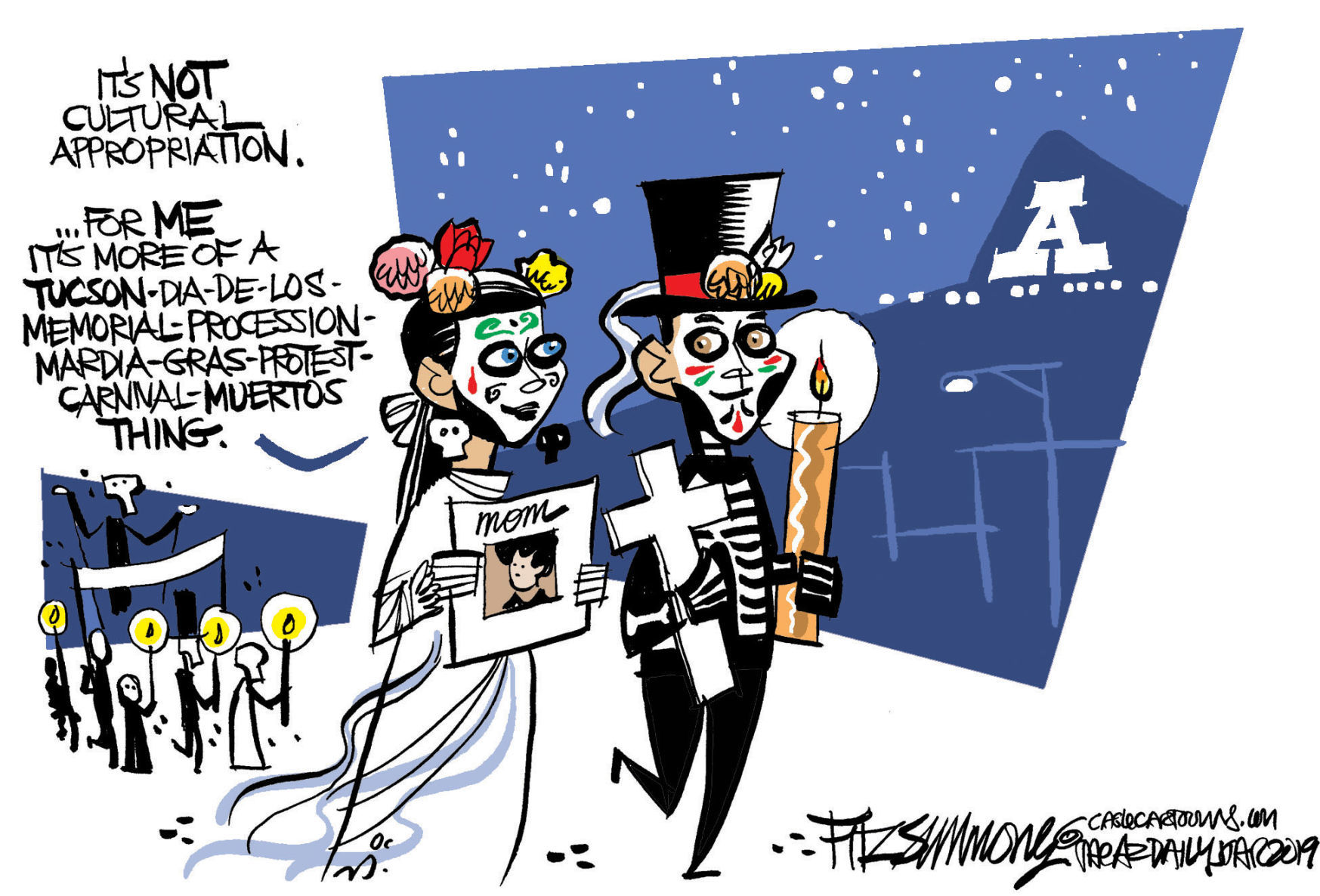 Daily Fitz Cartoon: Dia de los...